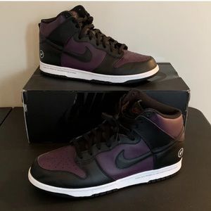 Nike Fragment Dunk High Beijing Hiroshi Fujiwara Purple Black DJ0382-600 Size 14